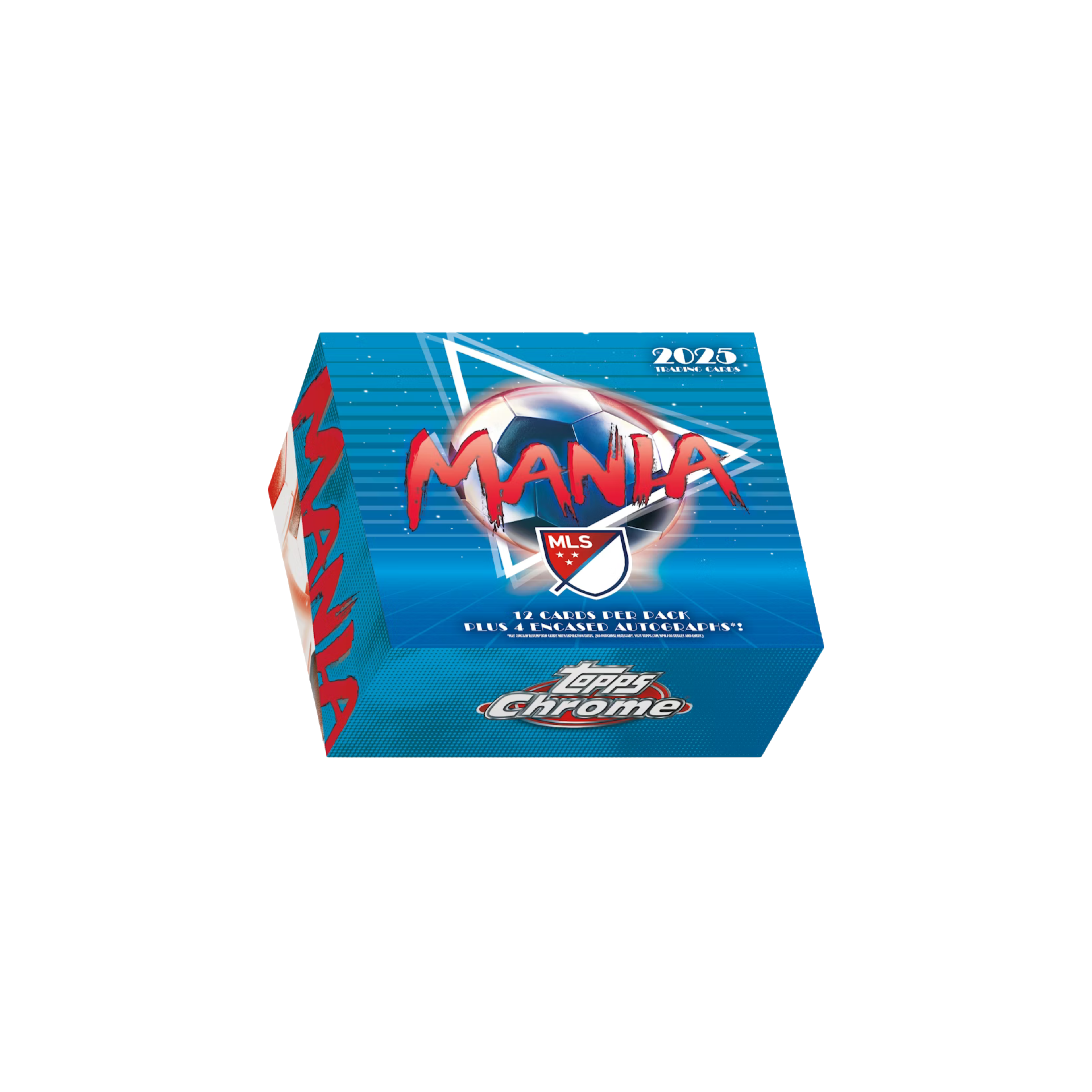 2025 Topps Chrome MLS Chrome Mania Hobby 5 Box Case